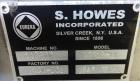 Used S. Howes Jacketed Cooling Conveyor, Model 9TS12-J