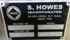 Used- S. Howes Jacketed Cooling Conveyor, Model 9TS12-J