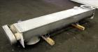 Used AMMAG Continuous Paddle Mixer, Model SCHN 350, 304 Stainless Steel. Trough approximate 106