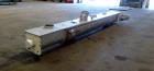 Used AMMAG Continuous Paddle Mixer, Model SCHN 350, 304 Stainless Steel. Trough approximate 187