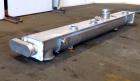 Used AMMAG Continuous Paddle Mixer, Model SCHN 350, 304 Stainless Steel. Trough approximate 187