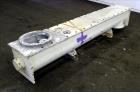 Used AMMAG Continuous Paddle Mixer, Model SCHN, 304 Stainless Steel. Trough approximate 106