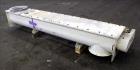 Used AMMAG Continuous Paddle Mixer, Model SCHN, 304 Stainless Steel. Trough approximate 106