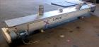 Used AMMAG Continuous Paddle Mixer, Model SCHN, 304 Stainless Steel. Trough approximate 187