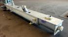 Used AMMAG Continuous Paddle Mixer, Model SCHN, 304 Stainless Steel. Trough approximate 187