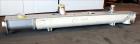 Used AMMAG Continuous Paddle Mixer, Model SCHN, 304 Stainless Steel. Trough approximate 187