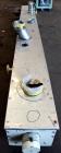 Used AMMAG Continuous Paddle Mixer, Model SCHN, 304 Stainless Steel. Trough approximate 187