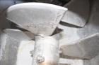 Used AMMAG Continuous Paddle Mixer, Model SCHN, 304 Stainless Steel. Trough approximate 187