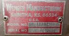 Used Stainless Steel Wenger Continuous Liquid Blend Mixer, Model 28827-003