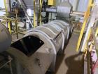 Used UAS/Wenger Paddle Horizontal shaft Pre-conditioner / Conditioning Drum, Stainless Steel. Approximately 36