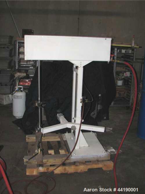 Used Pneumatic Powered Drum/Barrel/Pail Mixer with Pneumatic Lift