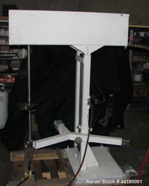 Used Pneumatic Powered Drum/Barrel/Pail Mixer with Pneumatic Lift
