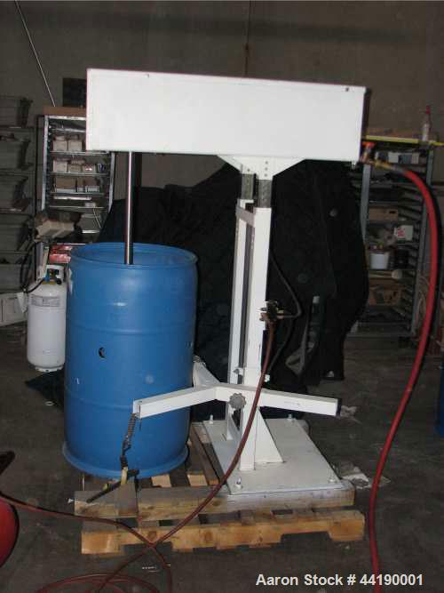Used Pneumatic Powered Drum/Barrel/Pail Mixer with Pneumatic Lift