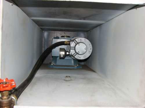 Used Pneumatic Powered Drum/Barrel/Pail Mixer with Pneumatic Lift
