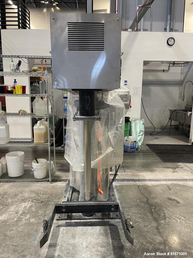 Used- MixerDirect 10 HP Dual Shaft Disperser With 50 Gallon Vessels