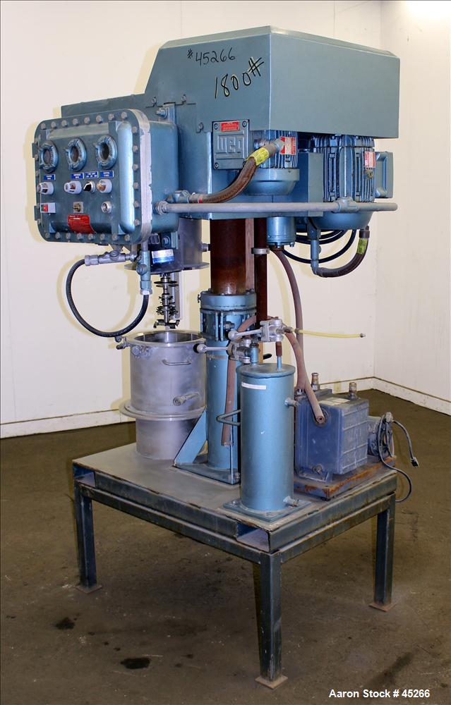 Used Stainless Steel Bowers Vacuum Orbital Shaft Processor, Model 10L O.S.P.