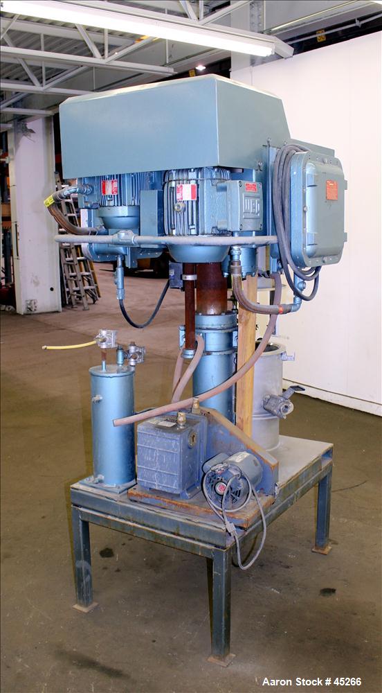 Used Stainless Steel Bowers Vacuum Orbital Shaft Processor, Model 10L O.S.P.