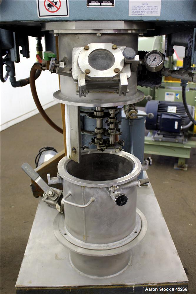 Used Stainless Steel Bowers Vacuum Orbital Shaft Processor, Model 10L O.S.P.