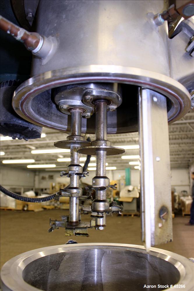 Used Stainless Steel Bowers Vacuum Orbital Shaft Processor, Model 10L O.S.P.