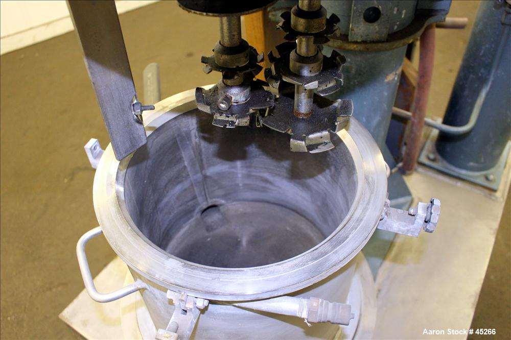 Used Stainless Steel Bowers Vacuum Orbital Shaft Processor, Model 10L O.S.P.