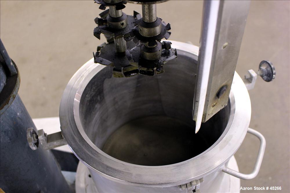 Used Stainless Steel Bowers Vacuum Orbital Shaft Processor, Model 10L O.S.P.