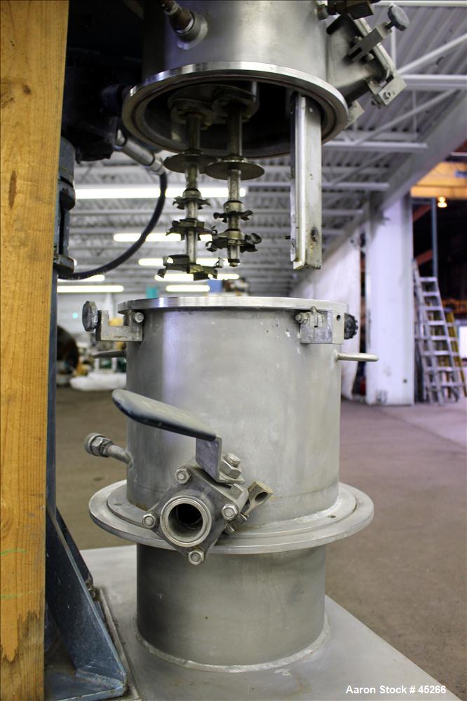 Used Stainless Steel Bowers Vacuum Orbital Shaft Processor, Model 10L O.S.P.