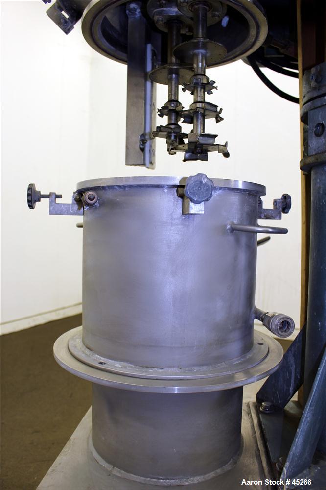 Used Stainless Steel Bowers Vacuum Orbital Shaft Processor, Model 10L O.S.P.