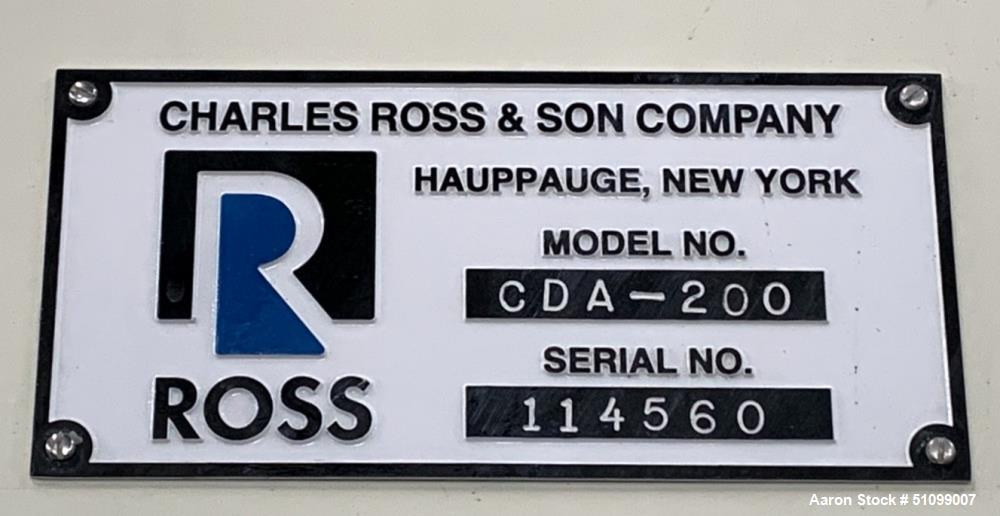 Used- Charles Ross Planetary Mixer System