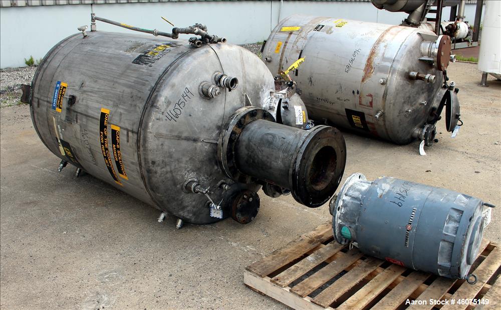 Used Cowles Tank Mounted Dissolver, Model 20 DX. Approximate 2-1/4" diameter stainless steel shaft with a 17" diameter saw tooth blade, driven by a 30hp, 3/60/230/460 volt, 1175 rpm XP motor, serial#...