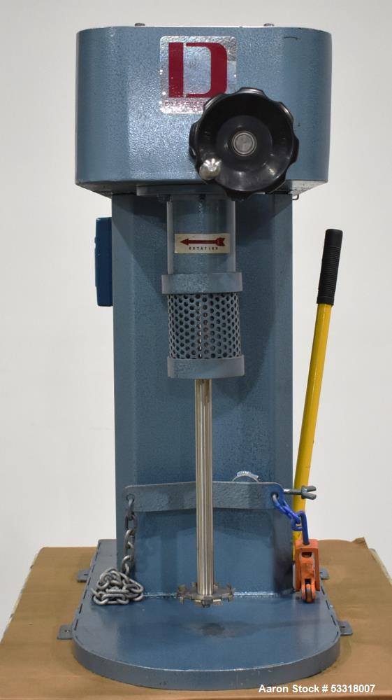 Used Dantco Benchtop Disperser – 1 HP, High-Speed, Hydraulic Lift, Stand Mounted