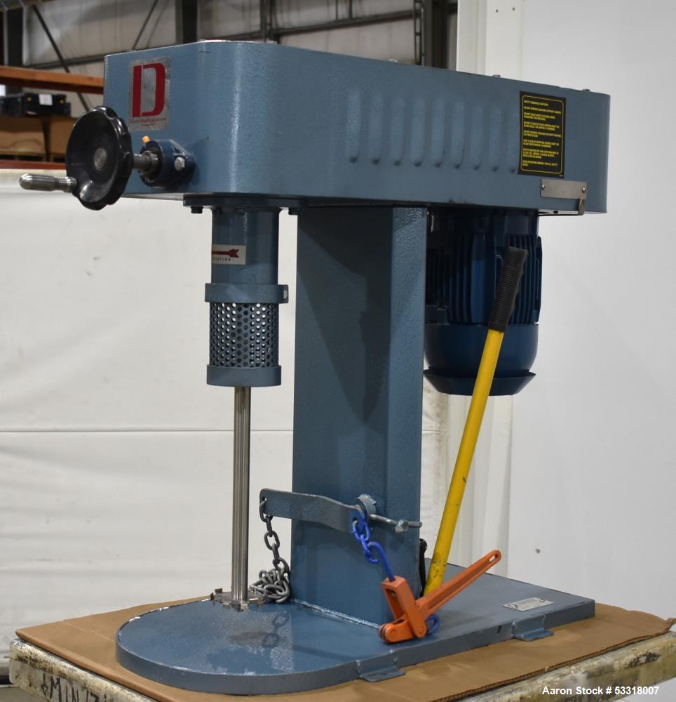Used Dantco Benchtop Disperser – 1 HP, High-Speed, Hydraulic Lift, Stand Mounted