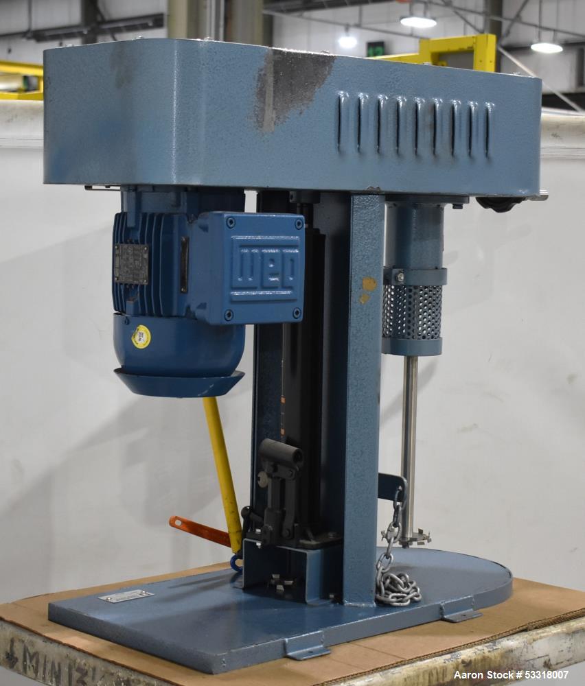 Used Dantco Benchtop Disperser – 1 HP, High-Speed, Hydraulic Lift, Stand Mounted