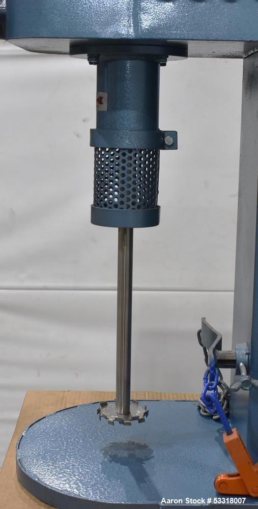 Used Dantco Benchtop Disperser – 1 HP, High-Speed, Hydraulic Lift, Stand Mounted