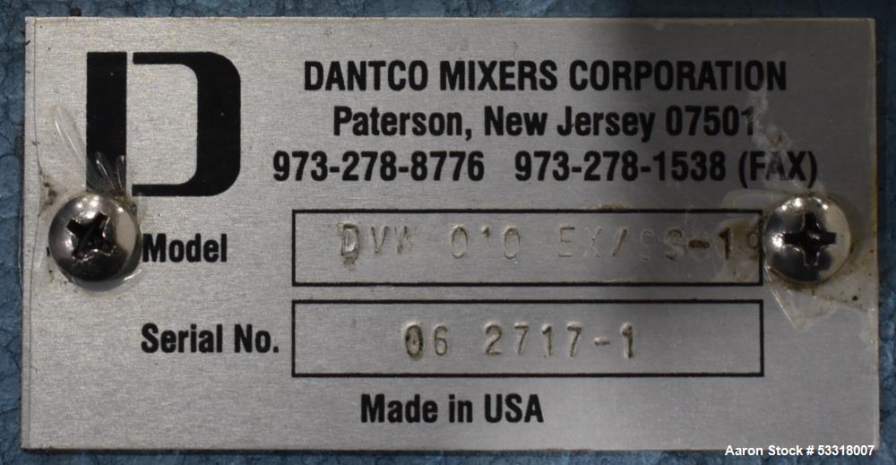 Dantco Lab/Pilot Series 2005 Bench Top Mixer