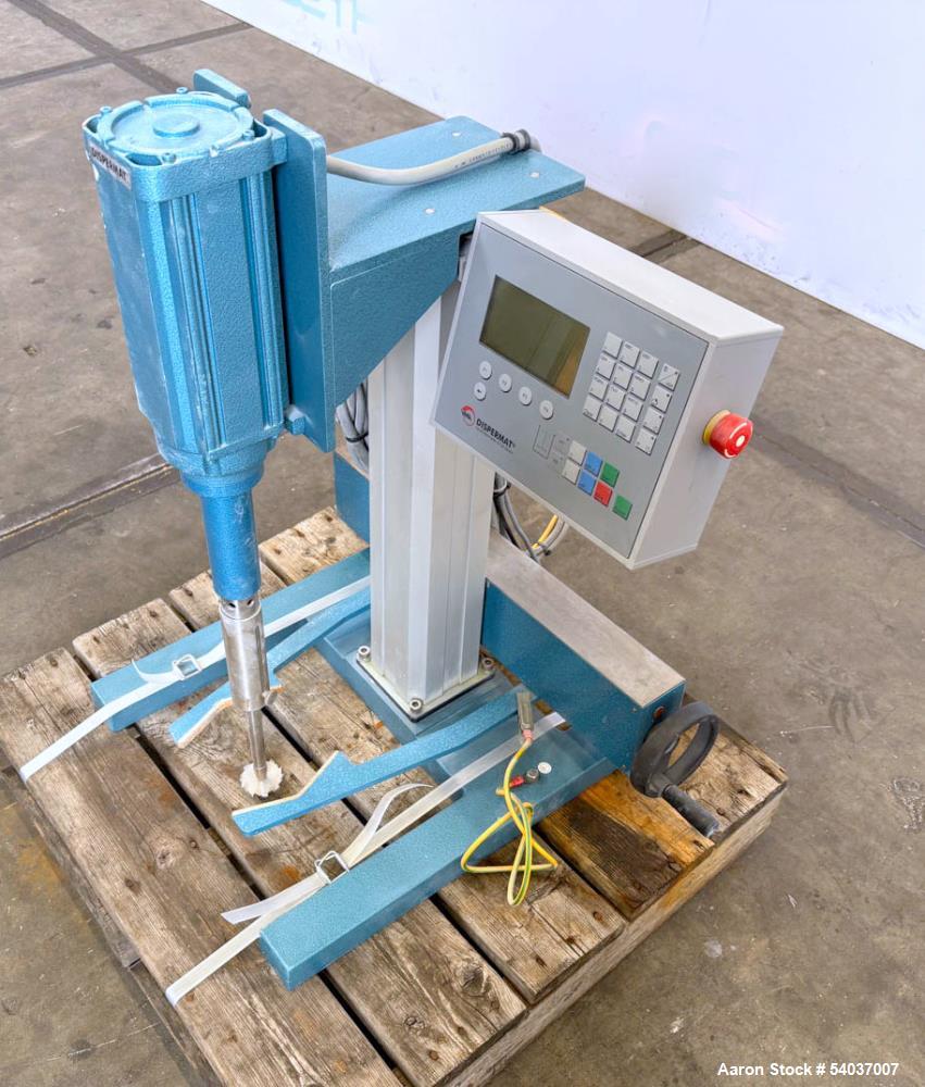 Pre-Owned Dispermat CA40-C1 Lab Dissolver – 50?mm Saw Disc with Control Panel