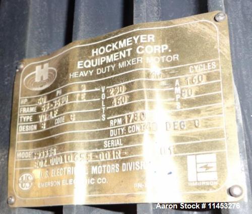 Used- Hockmeyer Triple Shaft Vacuum Mixer