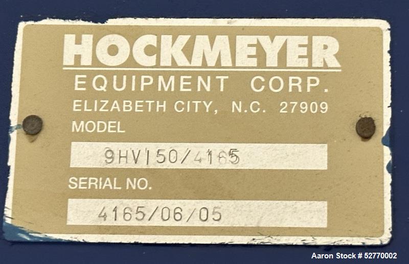 Hockmeyer Model 9HV150/4165 Disperser Mixer