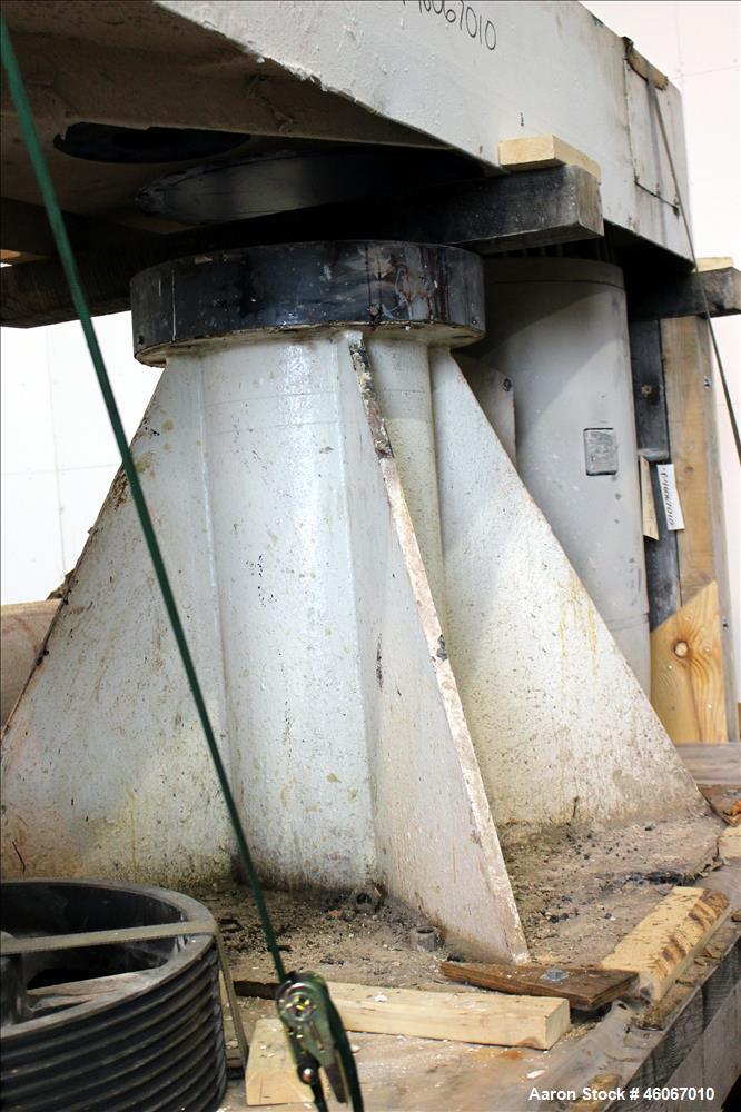 Used Disperser. Approximately 4-1/2" diameter x 7' long 304 stainless steel shaft with 26" diameter mixing blade. Driven by 200 hp, 3/60/460 volt, 1780 rpm XP motor. Has Robicon control panel with AE...