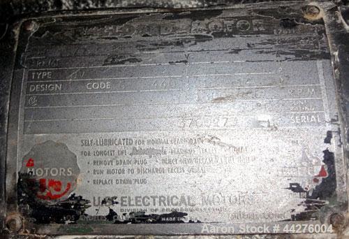 Used Hockmeyer Discperser, Model M. (1) Approximate 2" diameter x 35" long carbon steel shaft with a saw tooth blade. Will center in an approximate 24" diameter can. Manual raise, and lower with a ti...