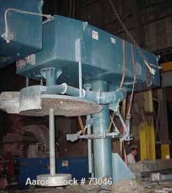 USED: Hockmeyer single shaft disperser, model HHL-II-550. 3" diameter shaft with an 18" diameter sawtooth blade. Driven by a 75 hp, 3/60/460 volt, 1260 rpm XP motor, Class 1 Group D, Class 2 Group D....