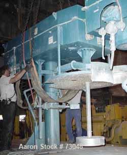 USED: Hockmeyer single shaft disperser, model HHL-II-550. 3" diameter shaft with an 18" diameter sawtooth blade. Driven by a 75 hp, 3/60/460 volt, 1260 rpm XP motor, Class 1 Group D, Class 2 Group D....