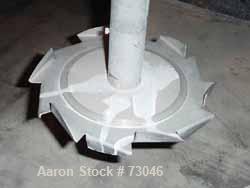 USED: Hockmeyer single shaft disperser, model HHL-II-550. 3" diameter shaft with an 18" diameter sawtooth blade. Driven by a 75 hp, 3/60/460 volt, 1260 rpm XP motor, Class 1 Group D, Class 2 Group D....