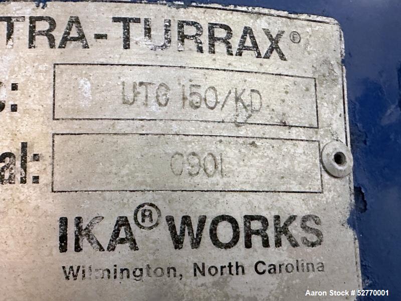 IKA Works Ultra-Turrax UTC Disperser Mixer, Model UTC 150 KD