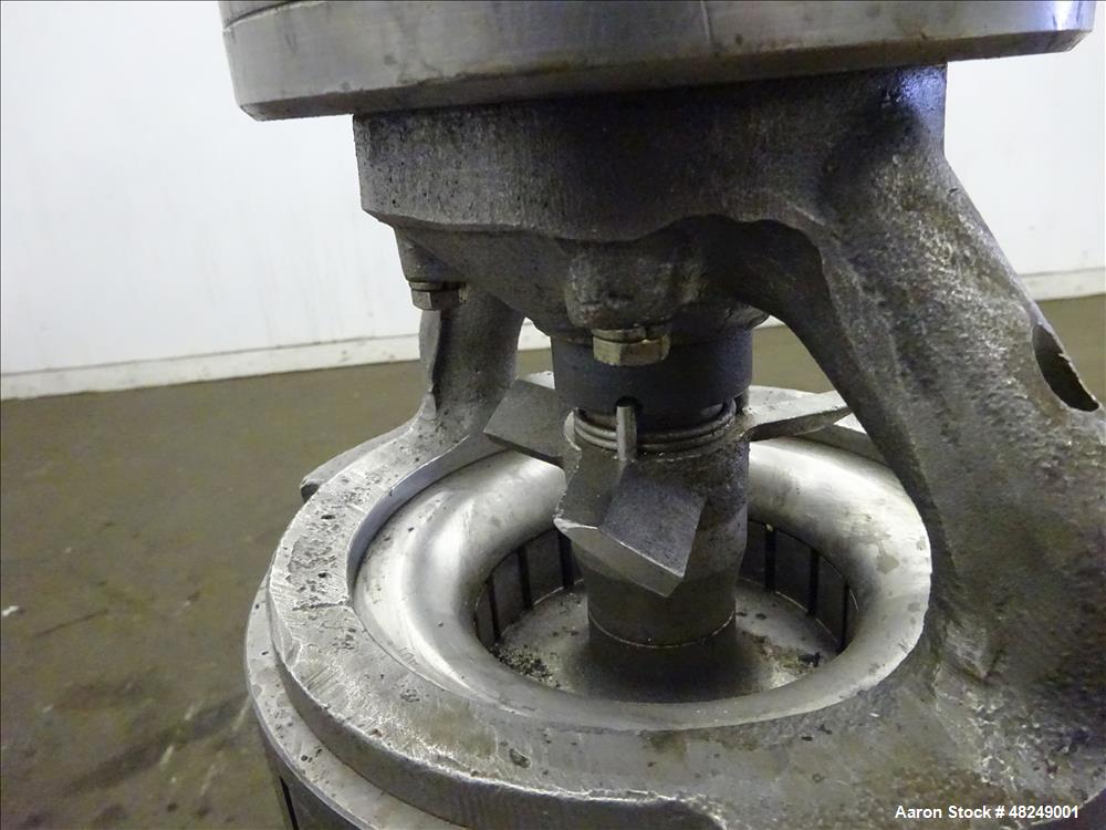 Used Kady Top Entry Dispersion Mill, Model 25T, 316 Stainless Steel.