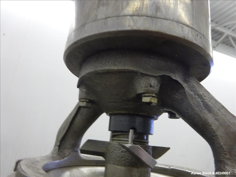 Used Kady Top Entry Dispersion Mill, Model 25T, 316 Stainless Steel.