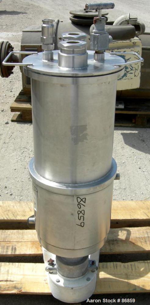 USED: Kady International Kady mill, model LB, 316 stainless steel.   1 gallon working capacity. 9" diameter x 9" deep jacketed bowl with a non-jacketed bowl extension and cover. Approximate 2-1/2" di...