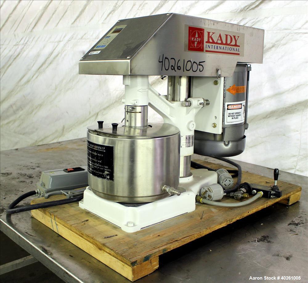 Used Stainless Steel Kady International Top Entering Rotor-Stator High Speed Di