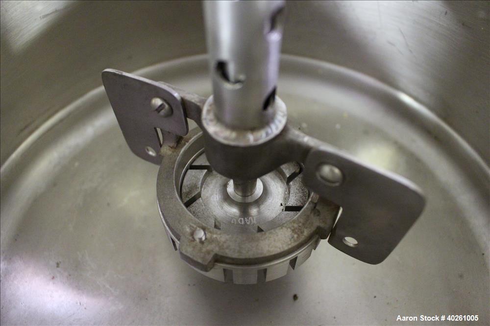 Used Stainless Steel Kady International Top Entering Rotor-Stator High Speed Di