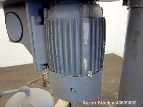 Used Myers Engineering Single Shaft Disperser, Model 800A-30. 2-1/4” diameter x 46” long 304 stainless steel shaft with a 14” diameter 304 stainless steel saw tooth blade. 360 Degree rotation. Will c...
