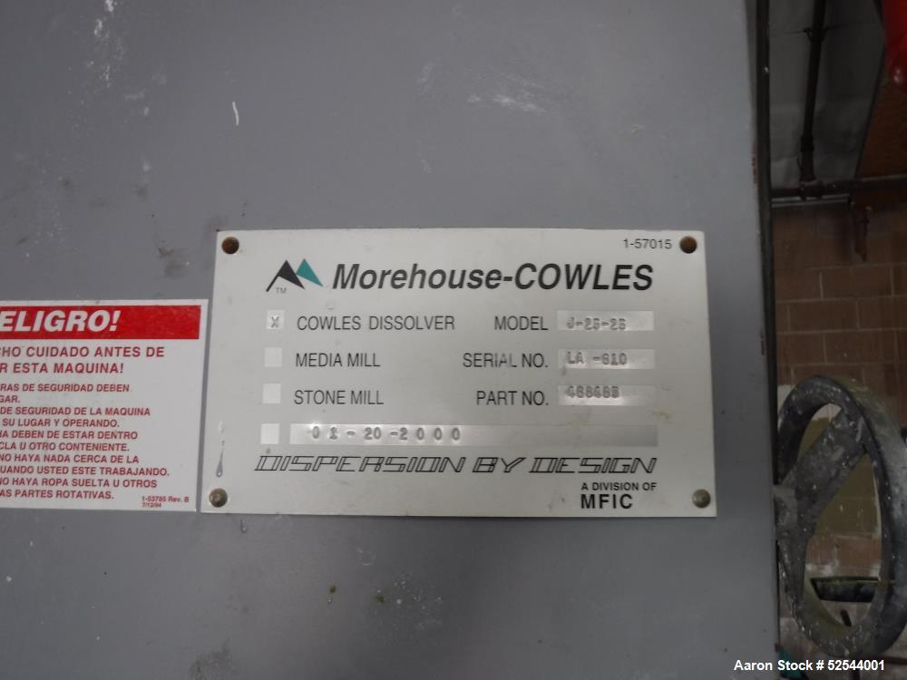 Used-Morehouse Cowles Variable Speed Dissolver